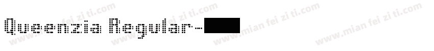 Queenzia Regular字体转换
